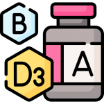 O uso de suplementos vitamínicos, por exemplo, pode ajudar a suprir a falta de alguma vitamina que uma dieta não conseguiu atingir.